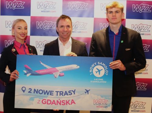 Wizz oferuje z Gdańska 36 tras do 17 krajów w Europie, w tym niedawno uruchomione loty do Tirany, Kopenhagi, Alicante i Teneryfy / Zdjęcie: Wizz Air