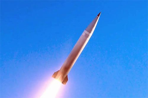 Pocisk rakietowy PrSM w locie testowym / Zdjęcie: Lockheed Martin