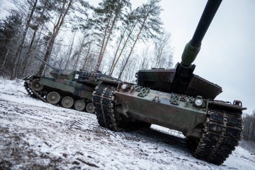 Ukraina otrzymała od Niemiec i Portugalii łącznie 21 Leopardów 2A6 / Zdjęcie: MO Litwy