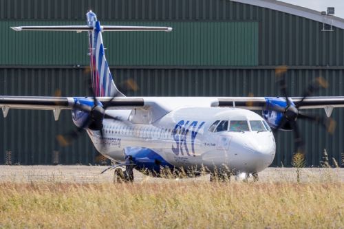 Nowy ATR 72-600 trafił do linii SKY express w grudniu 2023 / Zdjęcie: ATR