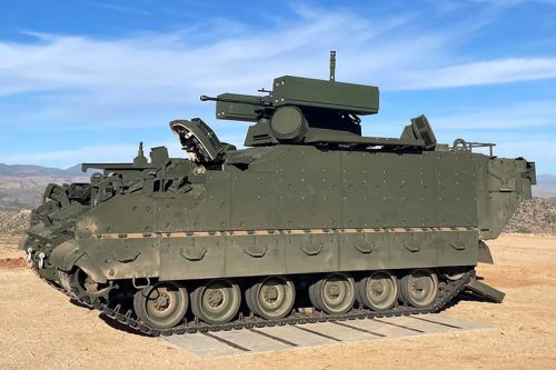 Podstawowym elementem AMPV C-UAS jest system wieżowy RIwP znany z systemów M-SHORAD na kto Stryker / Zdjęcie: BAE Systems