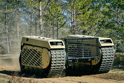 Bezzałogowy pojazd bojowy THeMIS może być uzbrojony w różnego typu systemy, w tym armaty, moździerze i ppk / Zdjęcie: Milrem Robotics