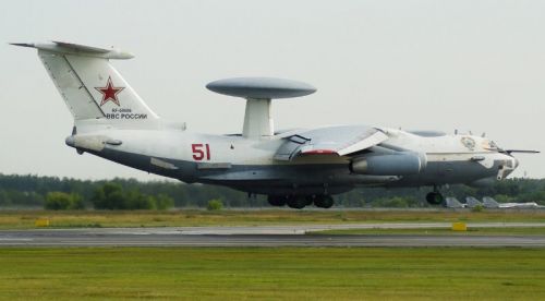 Informacje o wznowieniu produkcji samolotów A-50 przez Rosjan zbiegły się w czasie z niedawnymi stratami poniesionymi przez WKS FR / Zdjęcie: X