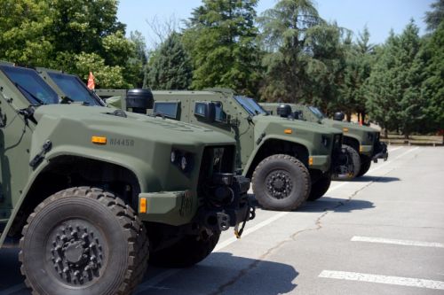 Nowe JLTV będą mogły dołączyć do 33 pojazdów tego typu zamówionych przez Skopje w 2019 / Zdjęcie: MO Macedonii Północnej