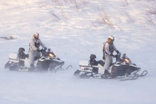 Skutery zapewnią brytyjskiej piechocie morskiej większą mobilność w trudnodostępnych obszarach pokrytych śniegiem / Zdjęcie: Royal Navy