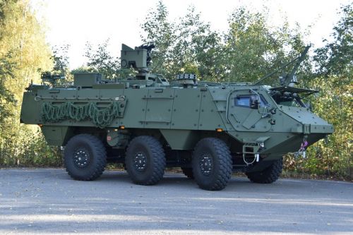 Silniej opancerzona odmiana transportera Patria 6x6 ma być wyposażona w zsmu od Kongsberga / Zdjęcie: Patria