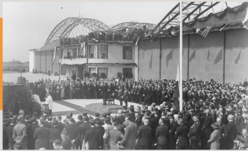 Uroczystość otwarcia lotniska na warszawskim Okęciu 29 kwietnia 1934 