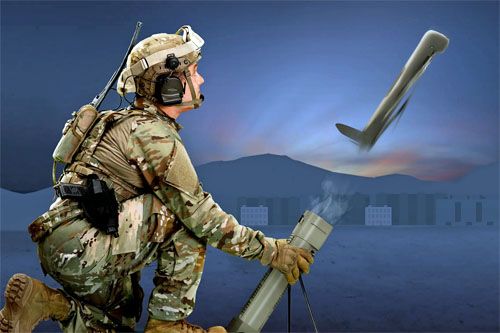 Amunicja krążąca Switchblade 300 Block 20 według USMC stanowi uzbrojenie indywidualne mogące efektywnie zwalczać cele opancerzone poza zasięgiem wzroku / Ilustracja: AeroVironment