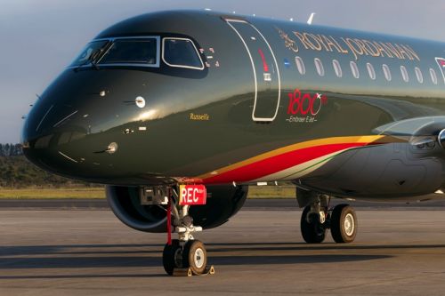 Użytkownikiem 1800. E-Jeta są linie Royal Jordanian / Zdjęcie: Embraer