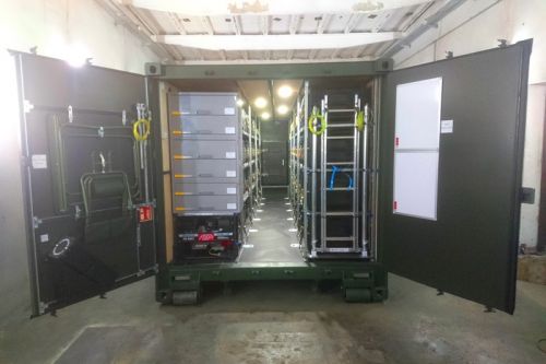MSPU mają służyć do bezpiecznego przechowywania i transportu broni i innego wyposażenia w warunkach polowych i w miejscach stałej dyslokacji / Zdjęcie: Kafar