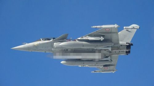 Pocisk ASMPA-R został wystrzelony z samolotu Rafale B francuskiego lotnictwa strategicznego / Zdjęcie: Armée de l'air et de l'espace