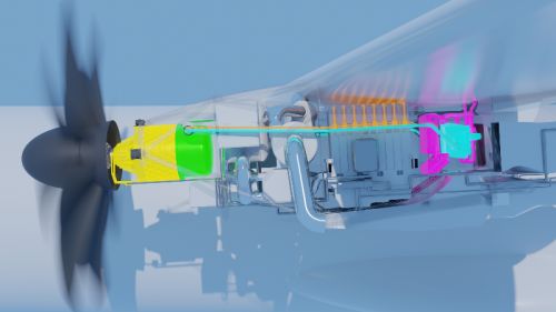 Schemat demonstratora Cryoprop / Ilustracja: Airbus