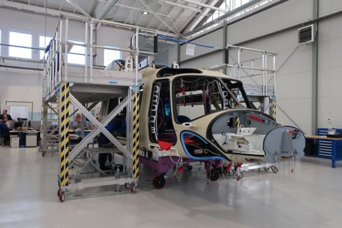 Pierwszy montowany w Świdniku śmigłowiec AW149 przeznaczony dla Wojska Polskiego / Zdjęcia: Dawid Kozdra