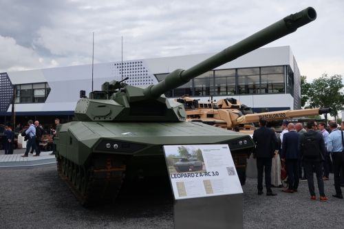 Masa czołgu Leopard 2 A-RC 3.0 została zmniejszona do poniżej 60 tys. kg