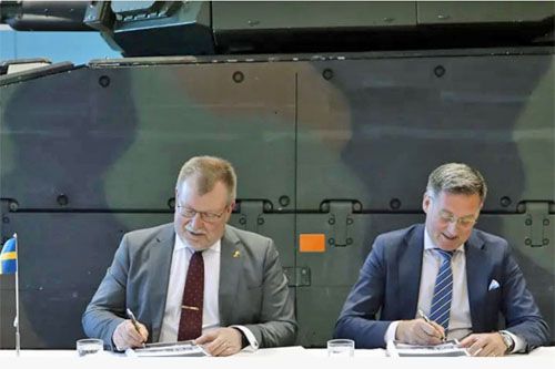 Kontrakt na dostawę do Szwecji 50 bojowych wozów piechoty CV9035 MkIIIC został podpisany 21 maja 2024. Niektóre jego szczegóły ujawniono jednak dopiero podczas Eurosatory 2024 / Zdjęcie: BAE Systems Hägglunds