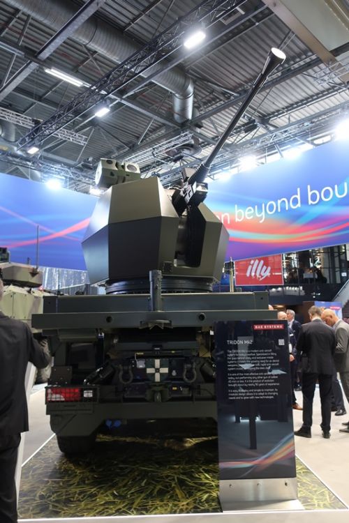 Uzbrojenie Tridona Mk2 stanowi najnowsze wcielenie znanej armaty przeciwlotniczej Bofors kal. 40 mm / Zdjęcie: Dawid Kozdra