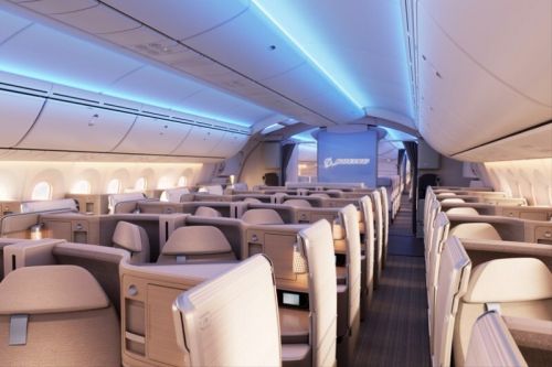 Lufthansa Technik uzyskała możliwość projektowania, zabudowy i certyfikacji modyfikacji kabin Dreamlinerów / Ilustracja: Boeing