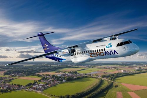 Silnik ZA2000 znajdzie zastosowanie we flocie samolotów turbośmigłowych, takich jak ATR 72 lub Dash 8 Q400, które mają do 80 miejsc i są używane do lotów regionalnych / Ilustracja: ZeroAvia