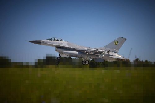 Pokazane przez Ukraińców F-16 uzbrojone zostały w pociski powietrze-powietrze AIM-9M i AIM-120 / Zdjęcie: Siły Zbrojne Ukrainy