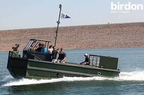 Próby morskie pierwszej łodzi BEB o numerze burtowym 007 przeznaczonej dla Holandii / Zdjęcie: Birdon America