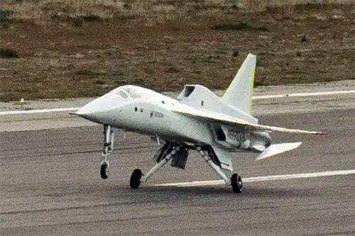 Demonstrator technologii samolotu naddźwiękowego XB-1 startuje do drugiego lotu / Zdjęcie: Boom Supersonic