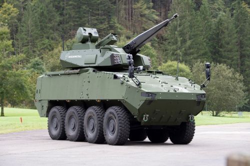 Duńskie Skyrangery 30 będą oparte o podwozie kto Piranha V / Zdjęcie: Rheinmetall