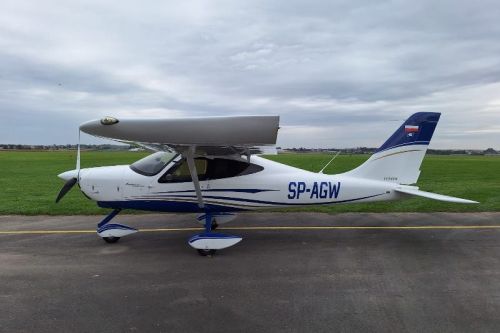 Zakupiony przez Aeroklub Krakowski Tecnam P2008 JC MkII Premium Edition otrzymał historyczne znaki rejestracyjne SP-AGW, noszone niegdyś przez bardzo zasłużoną dla tego aeroklubu Wilgę / Zdjęcia: Paweł Dyrda / Aeroklub Krakowski