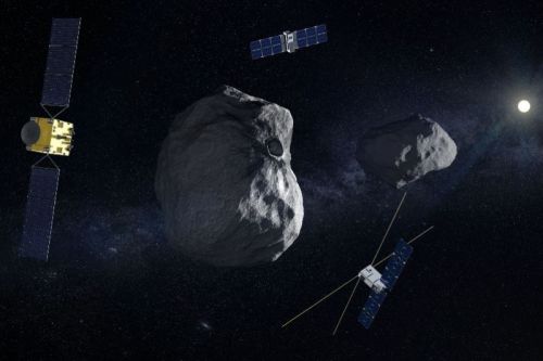 Europejska część misji skupi się na dokładnym badaniu efektów uderzenia efektora DART, mającego zmieniać trajektorię potencjalnie niebezpiecznych asteroid / Zdjęcie: ESA