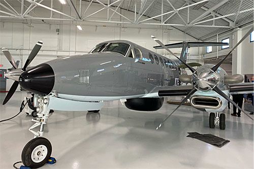 Przekazany lotnictwu wojskowemu Sri Lanki samolot rozpoznania morskiego King Air 360ER / Zdjęcie: US State Department