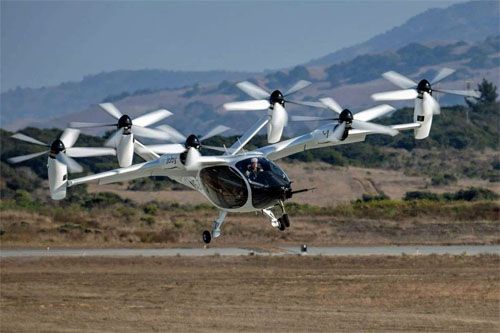 Prototyp latającej taksówki eVTOL Joby w locie testowym / Zdjęcie: Joby Aviation