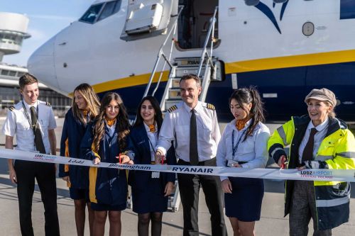 Połączenie Łódź – Birmingham zastąpiło w ofercie Ryanaira wykonywane do 31 października 2024 loty do East Midlands / Zdjęcie: Port lotniczy Łódź