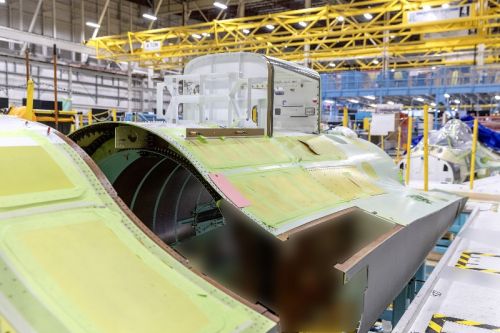 Pierwsza struktura tylna F-16 została wyprodukowana w PZL Mielec w sierpniu ub. r. / Zdjęcie: Lockheed Martin