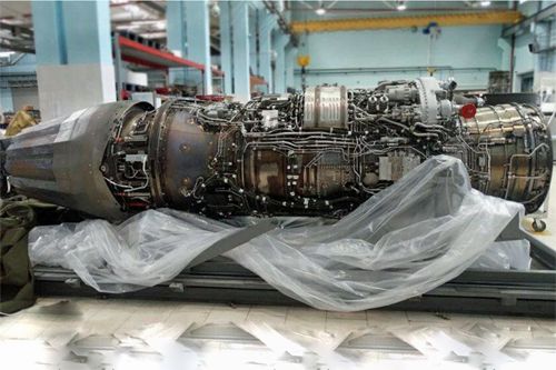 Pierwsze zdjęcie silnika AL-51F przeznaczonego do napędu wielozadaniowego myśliwca stealth Su-57 drugiego etapu / Zdjęcie: Rostiech