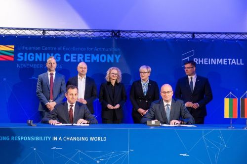 Zakład produkujący amunicję artyleryjską na Litwie ma rozpocząć działalność w połowie 2026 / Zdjęcie: Ministerstwo Ekonomii i Innowacji Litwy