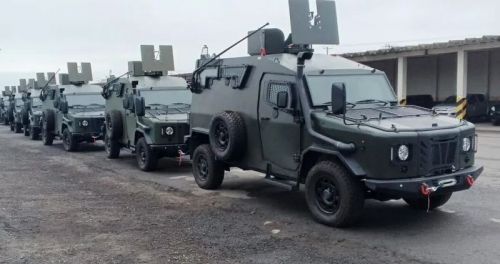 Ekwadorski Dawid uzbrojony jest w wkm Browning M2A2 QCB kal. 12,7 mm, obsługiwany przez strzelca przez właz na stropie pojazdu / Zdjęcie: Ejército Ecuatoriano