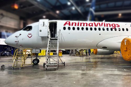 Łącznie AnimaWings wydzierżawią od Azorra 4 A220-300 / Zdjęcie: AnimaWings 