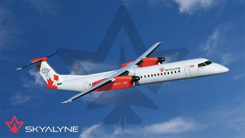Wizualizacja Dash 8-400 w barwach RCAF / Ilustracja: SkyAlyne