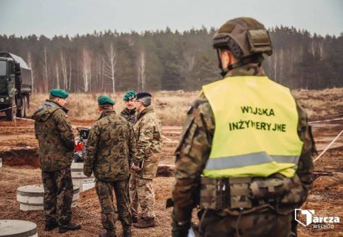 W związku z budową Tarczy Wschód w ubiegłym tygodniu wizytował Polskę brygadier Simon Carvel, dowódca 8th Engineer Brigade ze składu British Army / Zdjęcie: Sztab Generalny WP