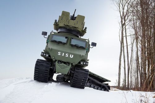 GTT względem pierwowzoru Bronco ATV został zmodyfikowany przez Finów i wyposażony w produkowane lokalnie podzespoły / Zdjęcie: Sisu