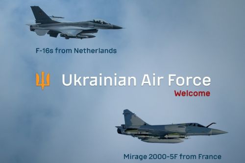 Mirage 2000-5F dla Ukrainy zostały zmodyfikowane i zintegrowane z uzbrojeniem klasy powietrze-ziemia / Ilustracja: Dowództwo Wojsk Lotniczych SZ Ukrainy