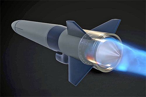 Wizja pocisku napędzanego silnikiem z wirującą detonacją / Ilustracja: Pratt & Whitney