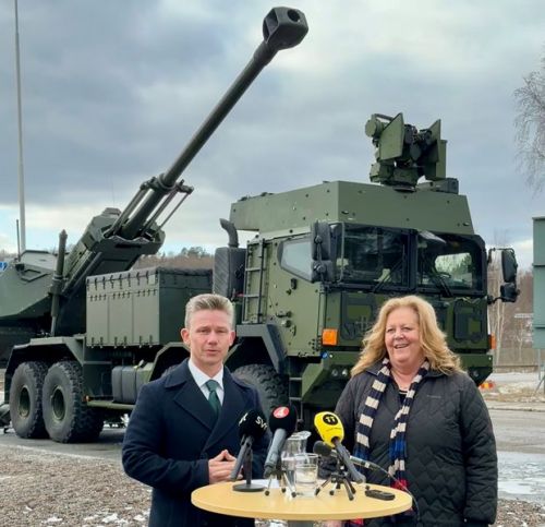Dostawy armatohaubic Archer rozpoczną się w 2026 / Zdjęcie: X - @PlJonson
