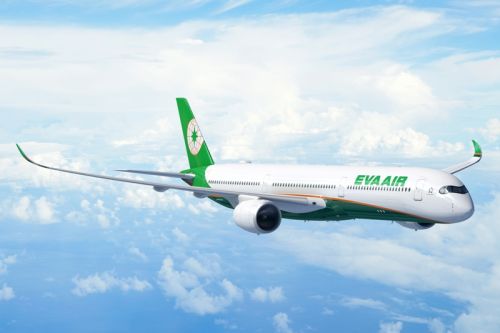 Wizualizacja A350-1000 w barwach EVA Air / Ilustracja: Airbus