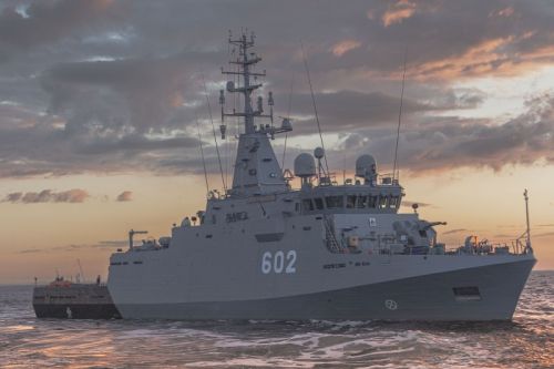 Za pierwszego potencjalnego odbiorcę polskich niszczycieli min typu Kormoran II wskazywana jest Litwa / Zdjęcia: Remontowa Shipbuilding