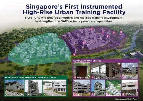 Wydajność poligonu SAFTI City to 20 tys. żołnierzy rocznie / Zdjęcia: MO Singapuru