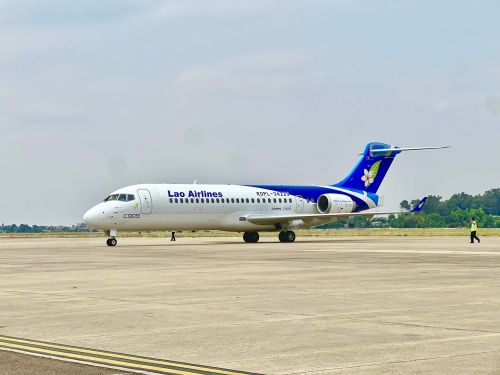 Pierwszy lot nowego C909 zaplanowano na 12 kwietnia 2025 / Zdjęcie: Lao Airlines 