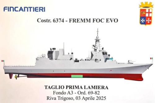 Dostawy dwóch fregat FREMM EVO do włoskiej marynarki są planowane w 2029 i 2030 / Ilustracja: OCCAR