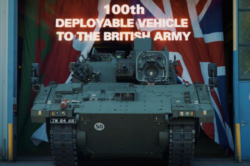 100. wyprodukowany Ajax w odmianie bojowego wozu rozpoznawczego / Zdjęcie: General Dynamics UK