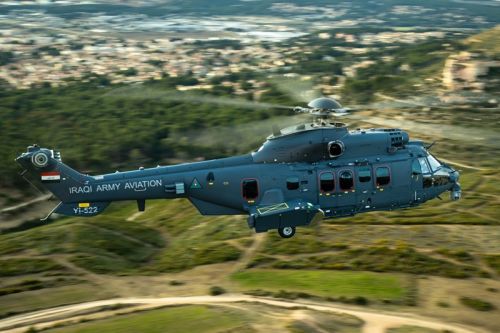 Nowe H225M mają zastąpić w szeregach irackiego lotnictwa wojsk lądowych Mi-17 / Zdjęcie: Airbus Helicopters