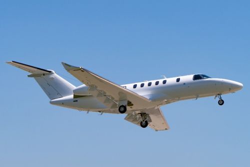Drugi przedseryjny Cessna Citation CJ4 Gen3 podczas pierwszego lotu / Zdjęcie: Textron Aviation